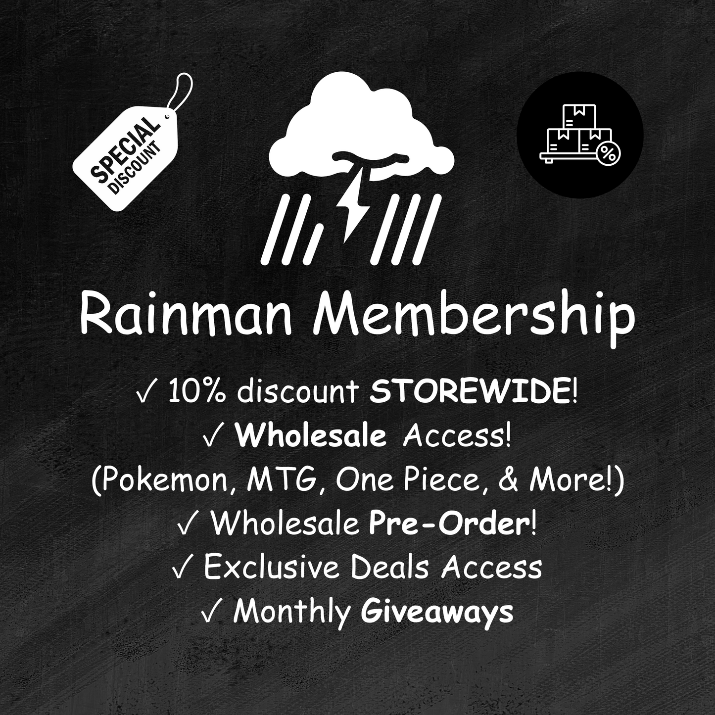 Rainman Membership