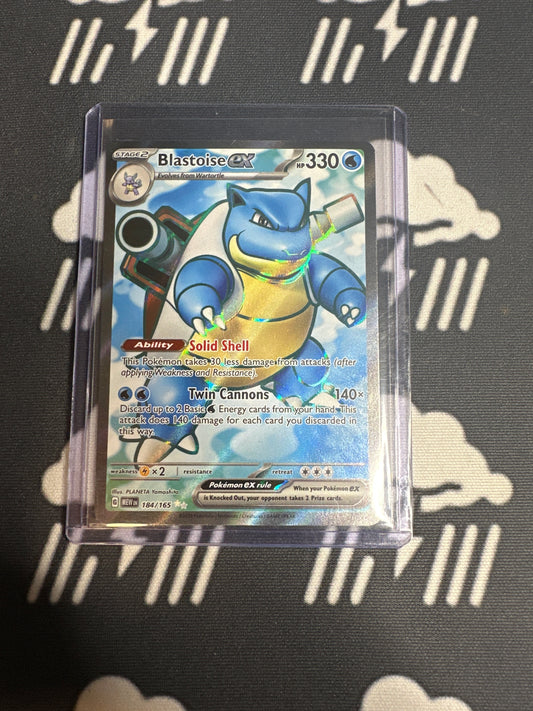 Blastoise ex 184/165 Scarlet Violet 151