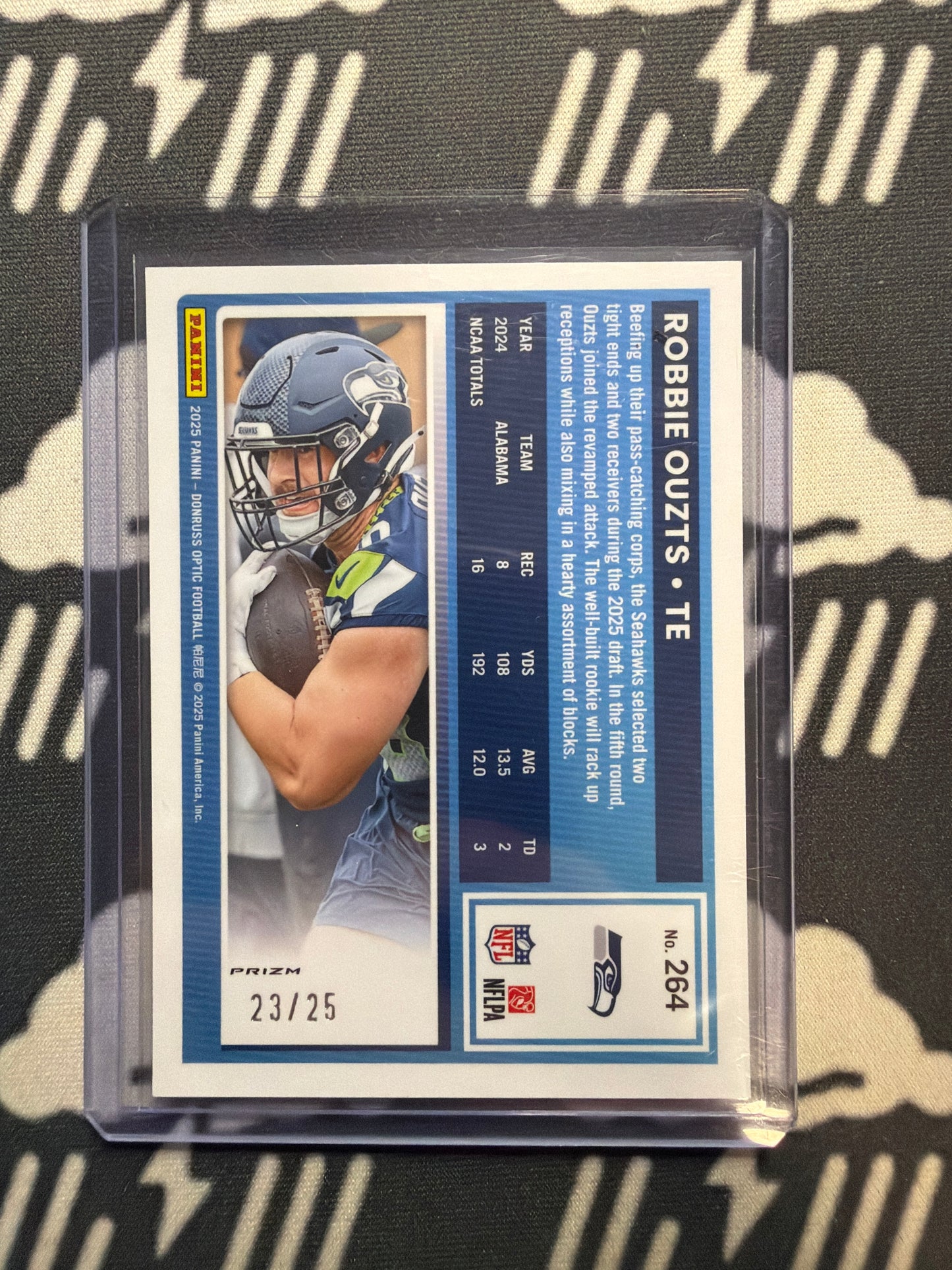 2025 Optic Robbie Ouzts Rated Rookie /25
