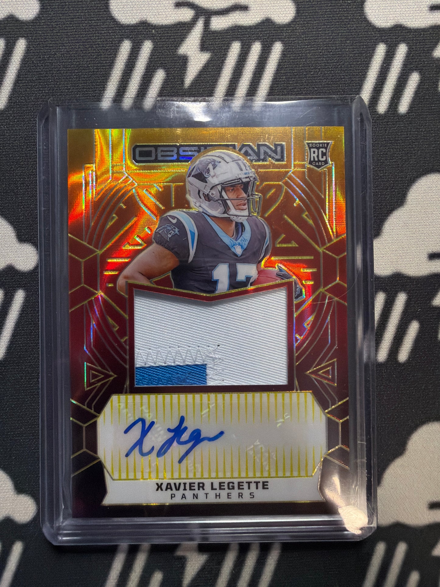 2024 Obsidian Xavier Legette RPA Complete Rainbow
