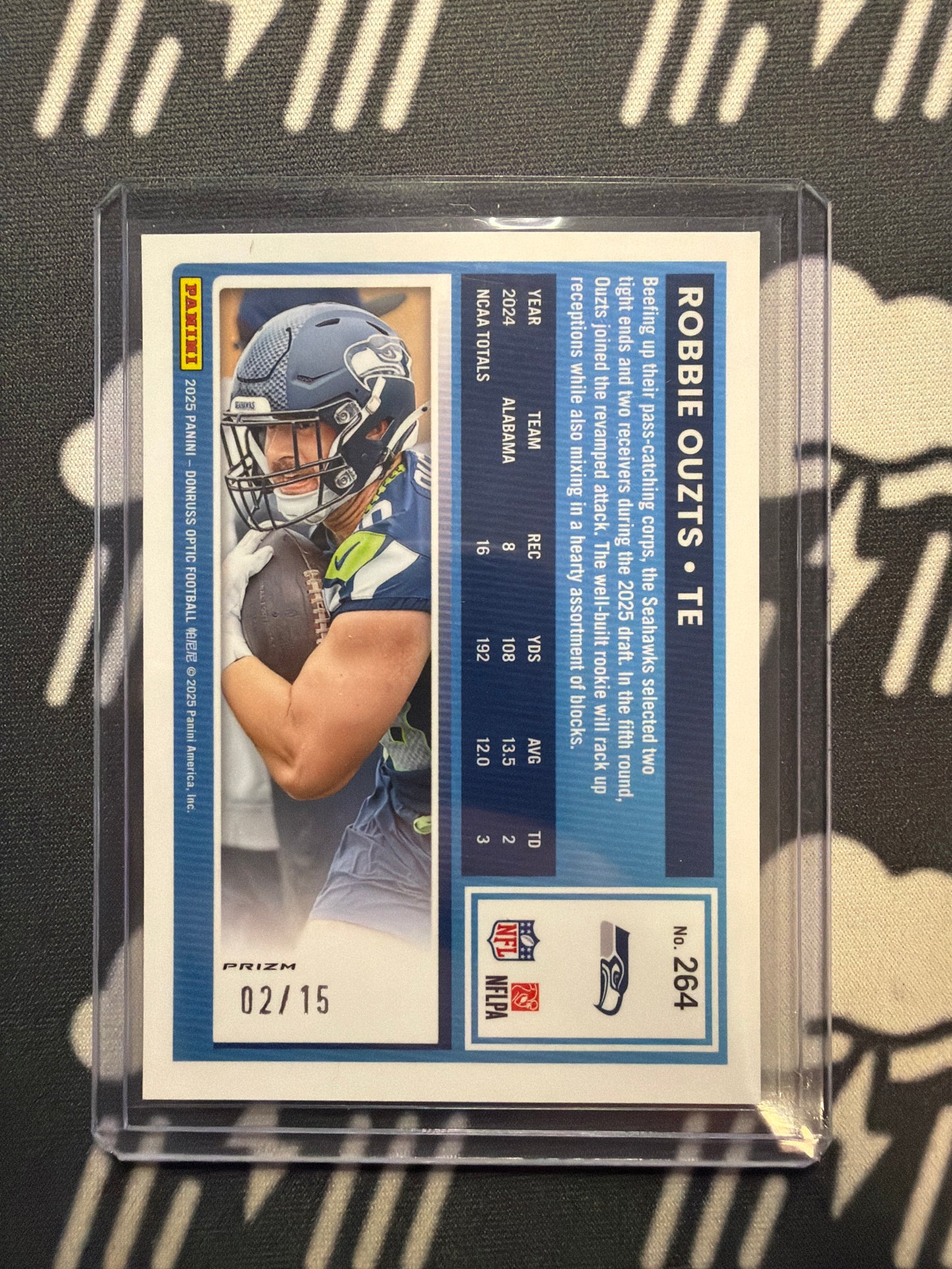 2025 Optic Robbie Ouzts Rated Rookie /15
