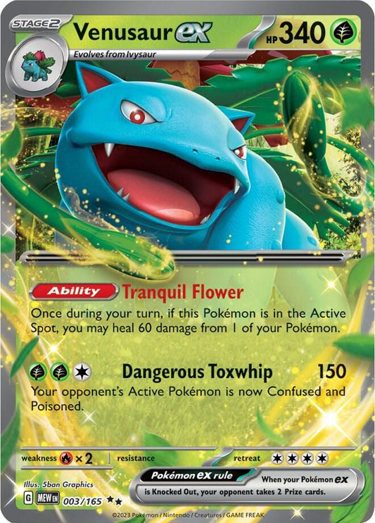 Venusaur ex - 003/165 - SV: Scarlet & Violet 151 (MEW)