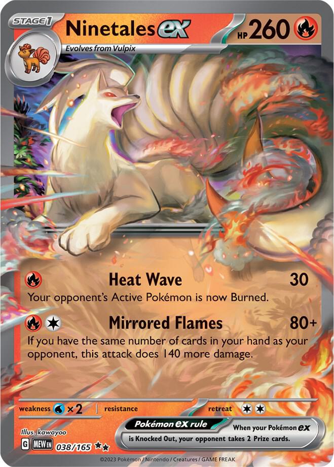 Ninetales ex - 038/165 - SV: Scarlet & Violet 151 (MEW)