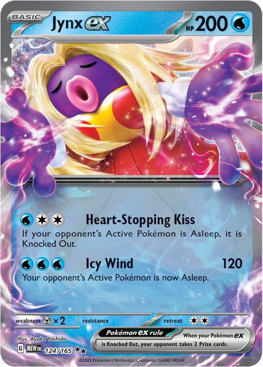 Jynx ex - 124/165 - SV: Scarlet & Violet 151 (MEW)