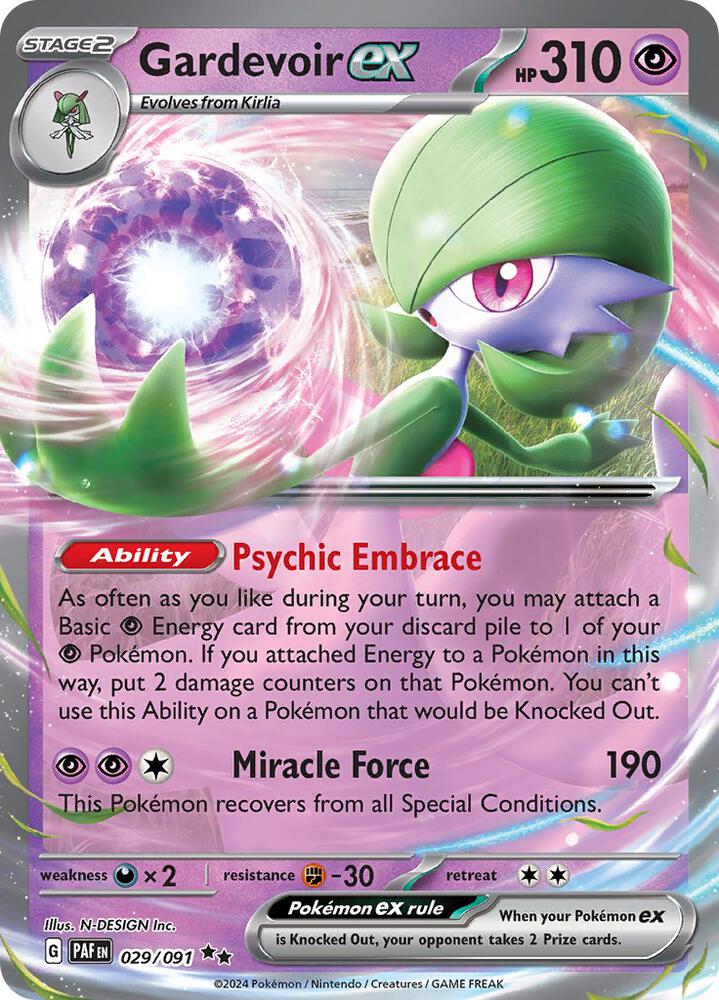 Gardevoir ex - 029/091 - SV: Paldean Fates (PAF)