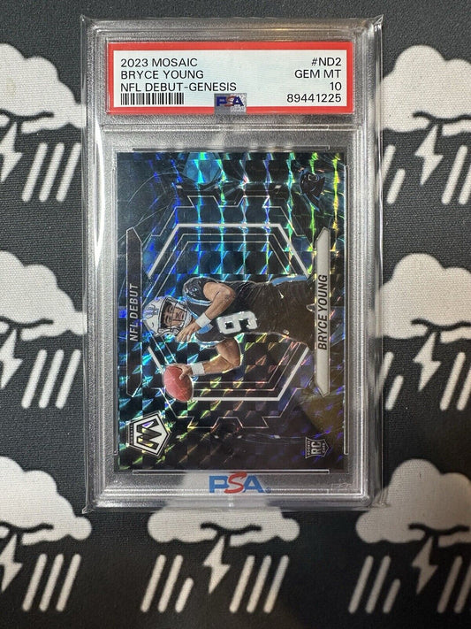 2023 mosaic bryce young nfl debut genesis psa 10