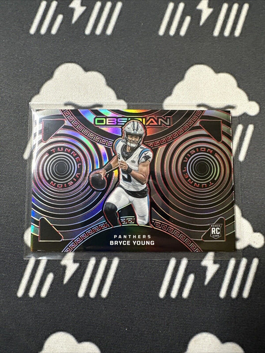 2023 Panini Obsidian - Tunnel Vision Red Electric Etch #1 Bryce Young /10 (RC)