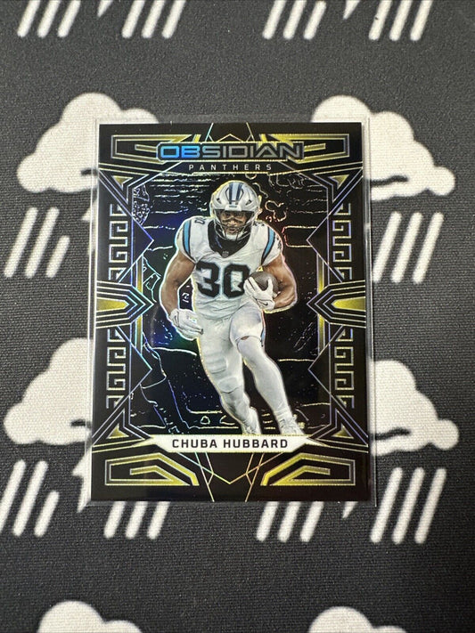 2023 Obsidian Chuba Hubbard Yellow Etch /10