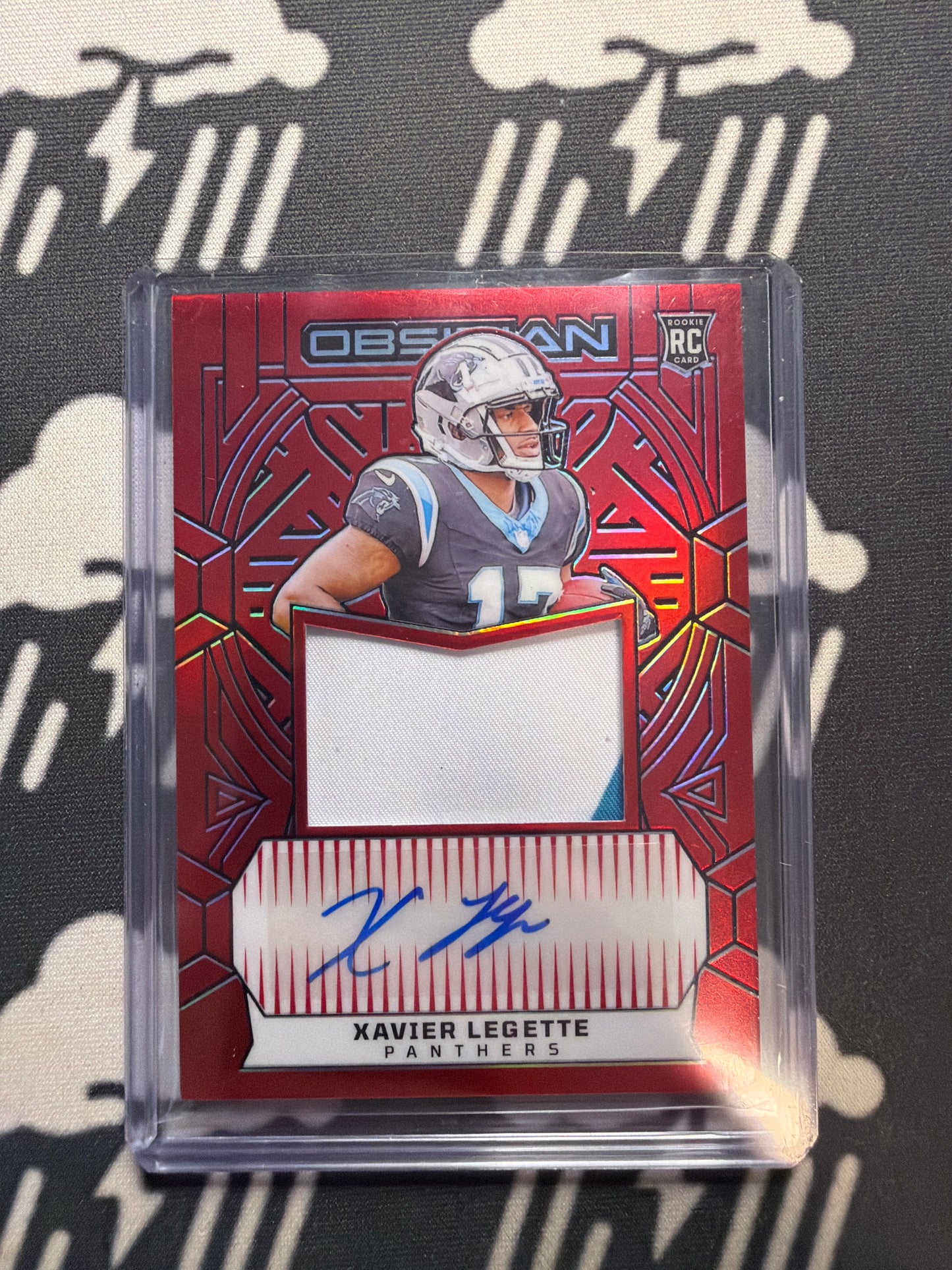 2024 Obsidian Xavier Legette RPA Complete Rainbow