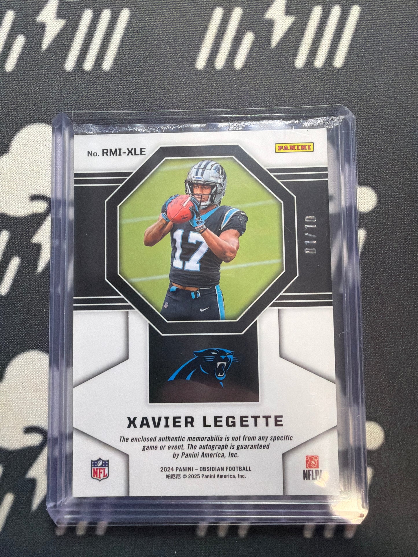 2024 Obsidian Xavier Legette RMI-XLE /10 RPA