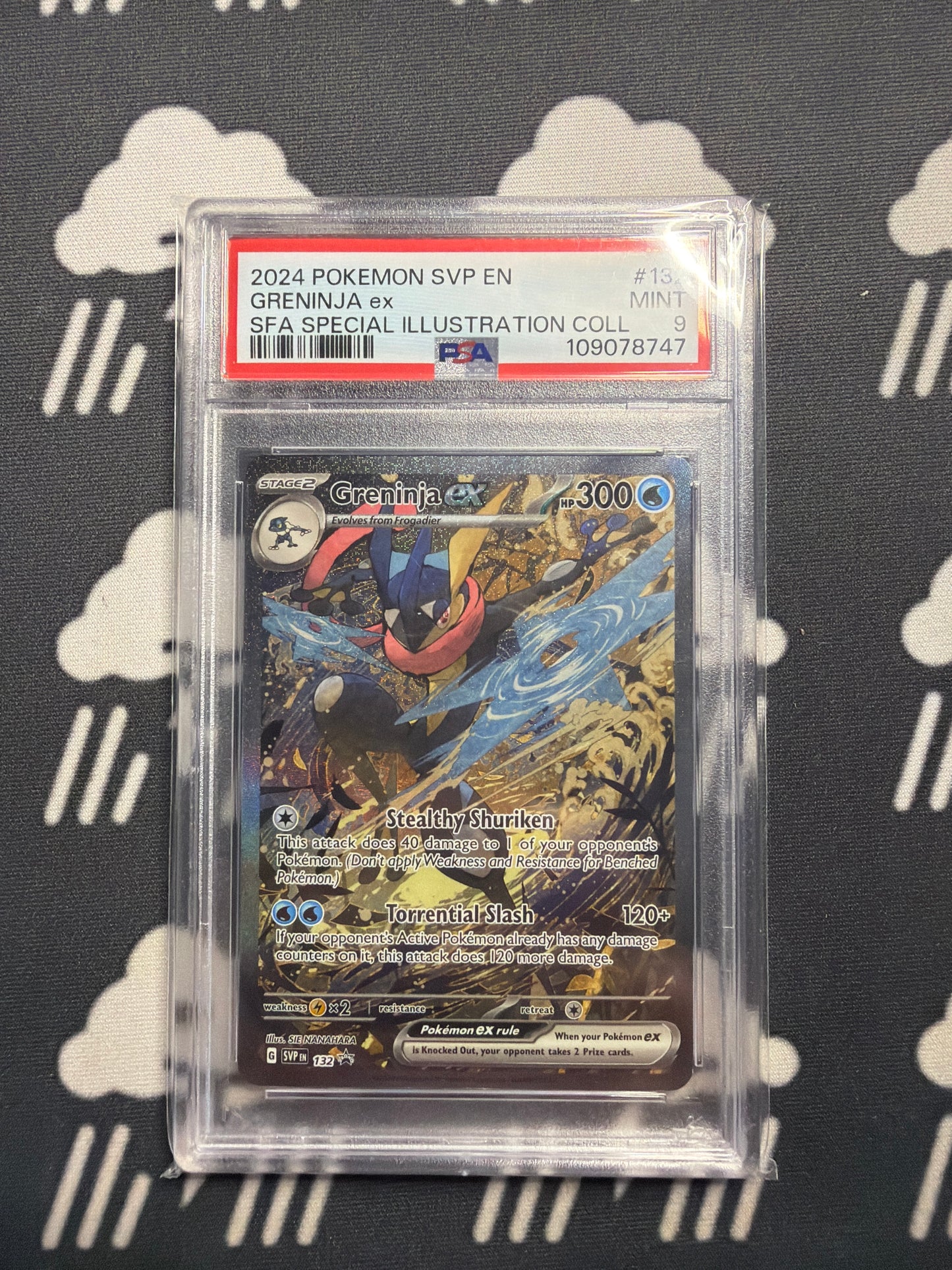 2024 Pokemon SVP EN Greninja ex SFA Special Illustration Cull PSA 9