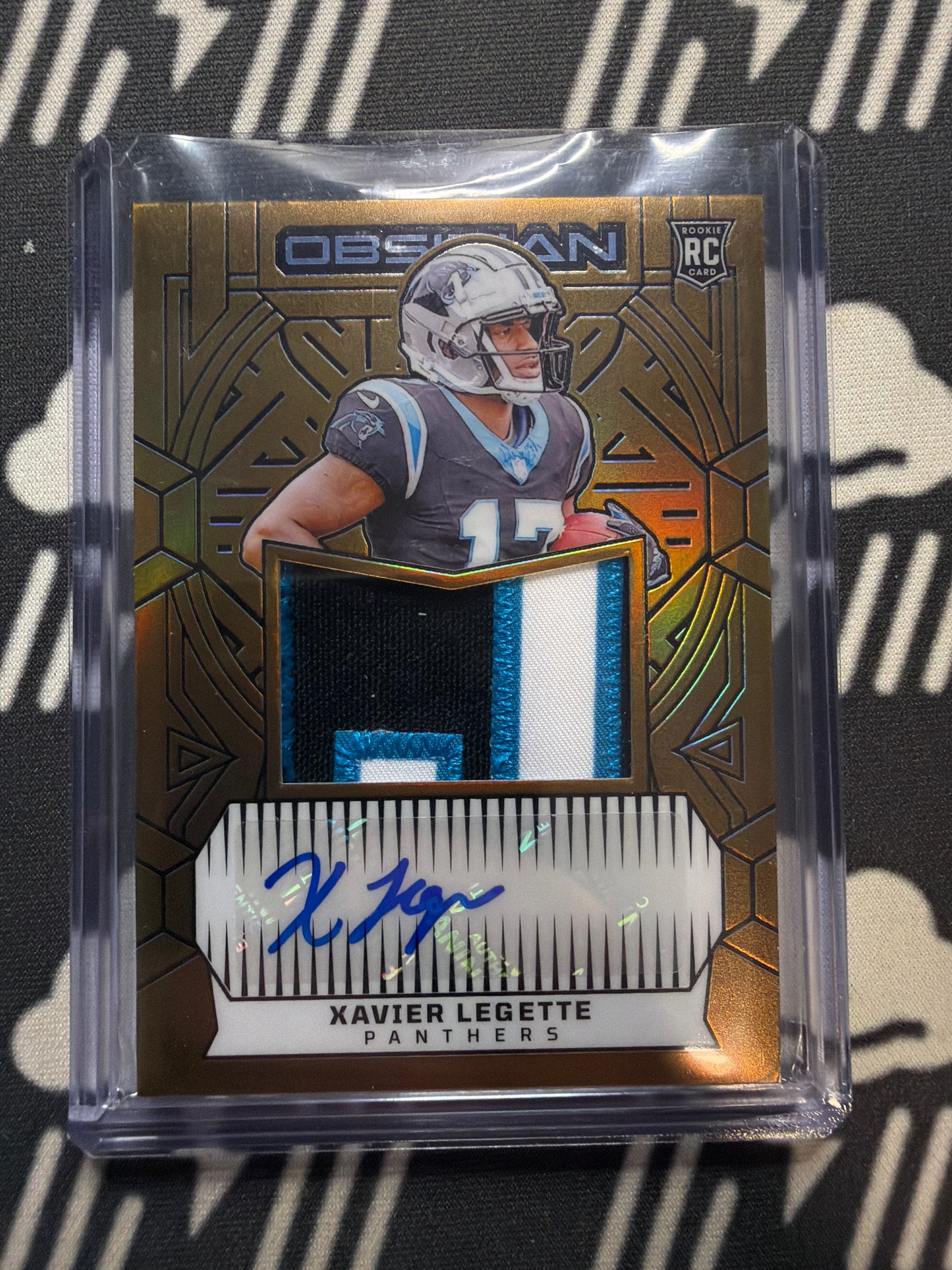 2024 Obsidian Xavier Legette RPA Complete Rainbow