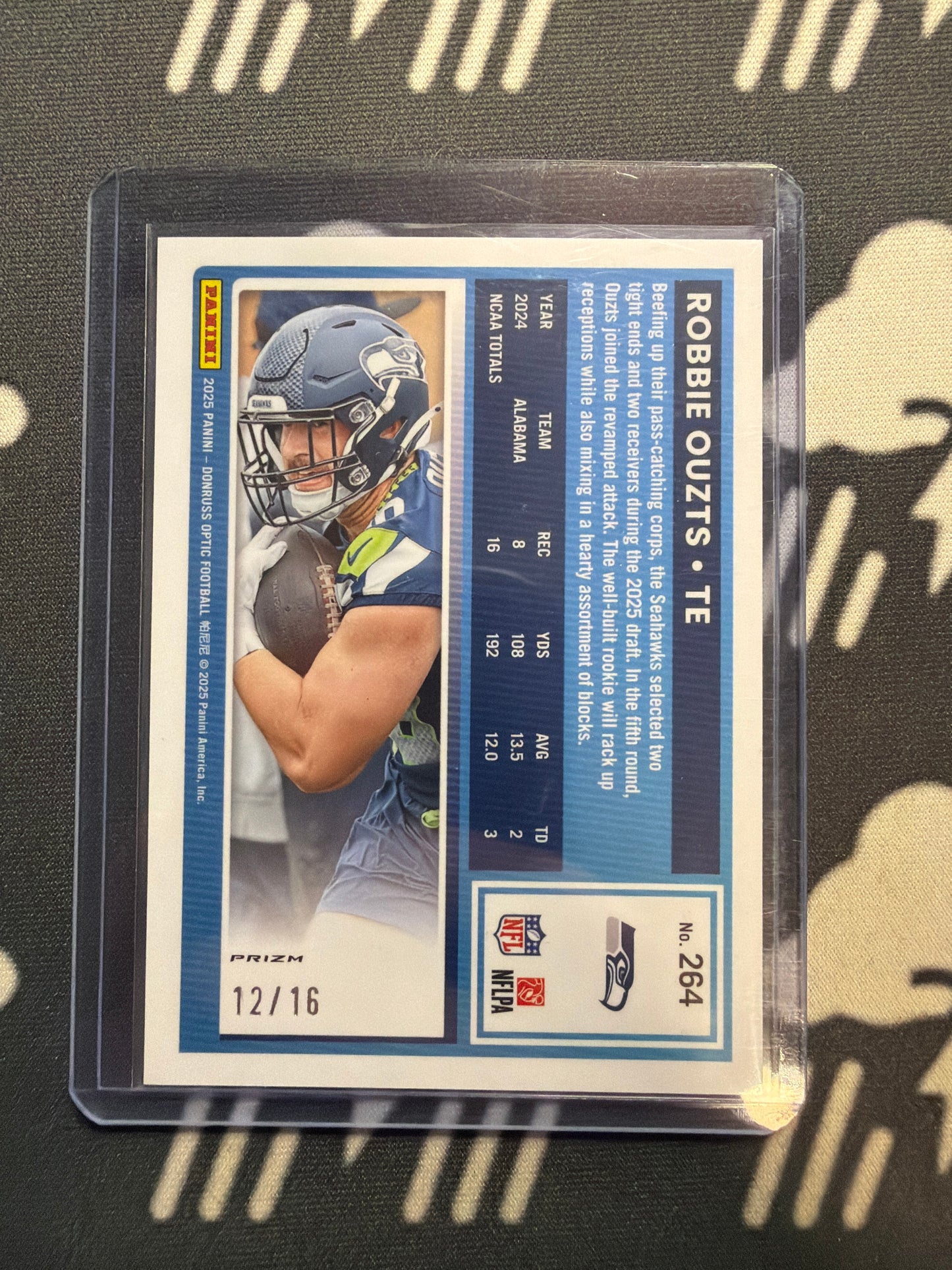2025 Optic Robbie Ouzts Rated Rookie /16