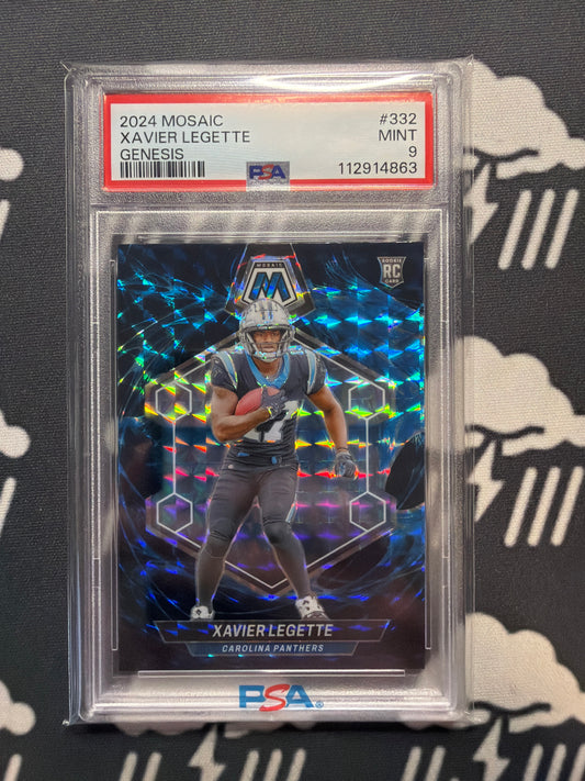 2024 Mosaic Xavier Legette Genesis RC PSA 9