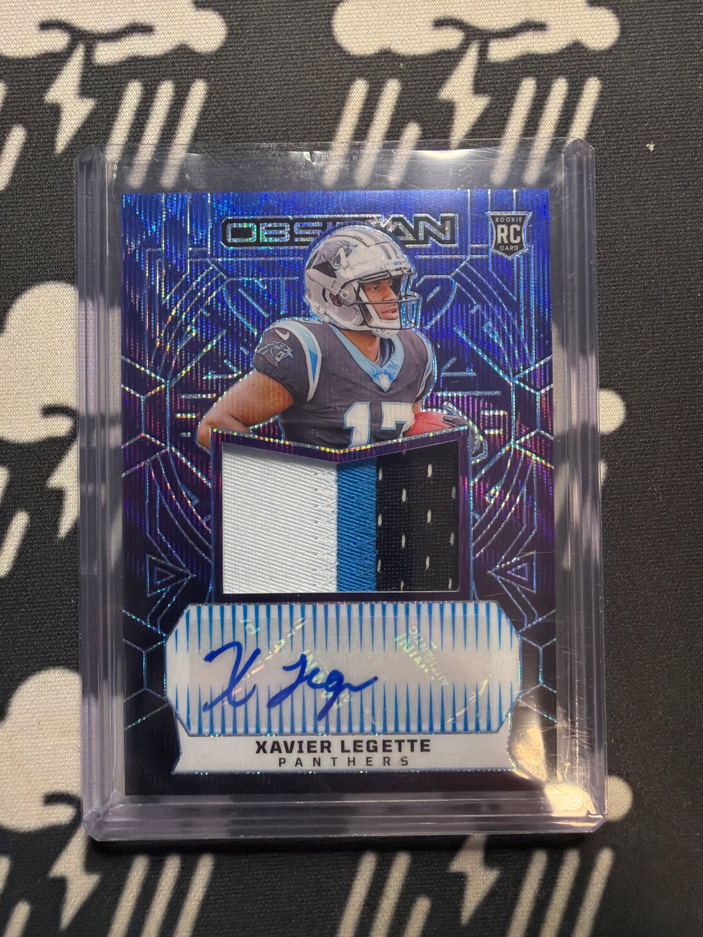 2024 Obsidian Xavier Legette RPA Complete Rainbow