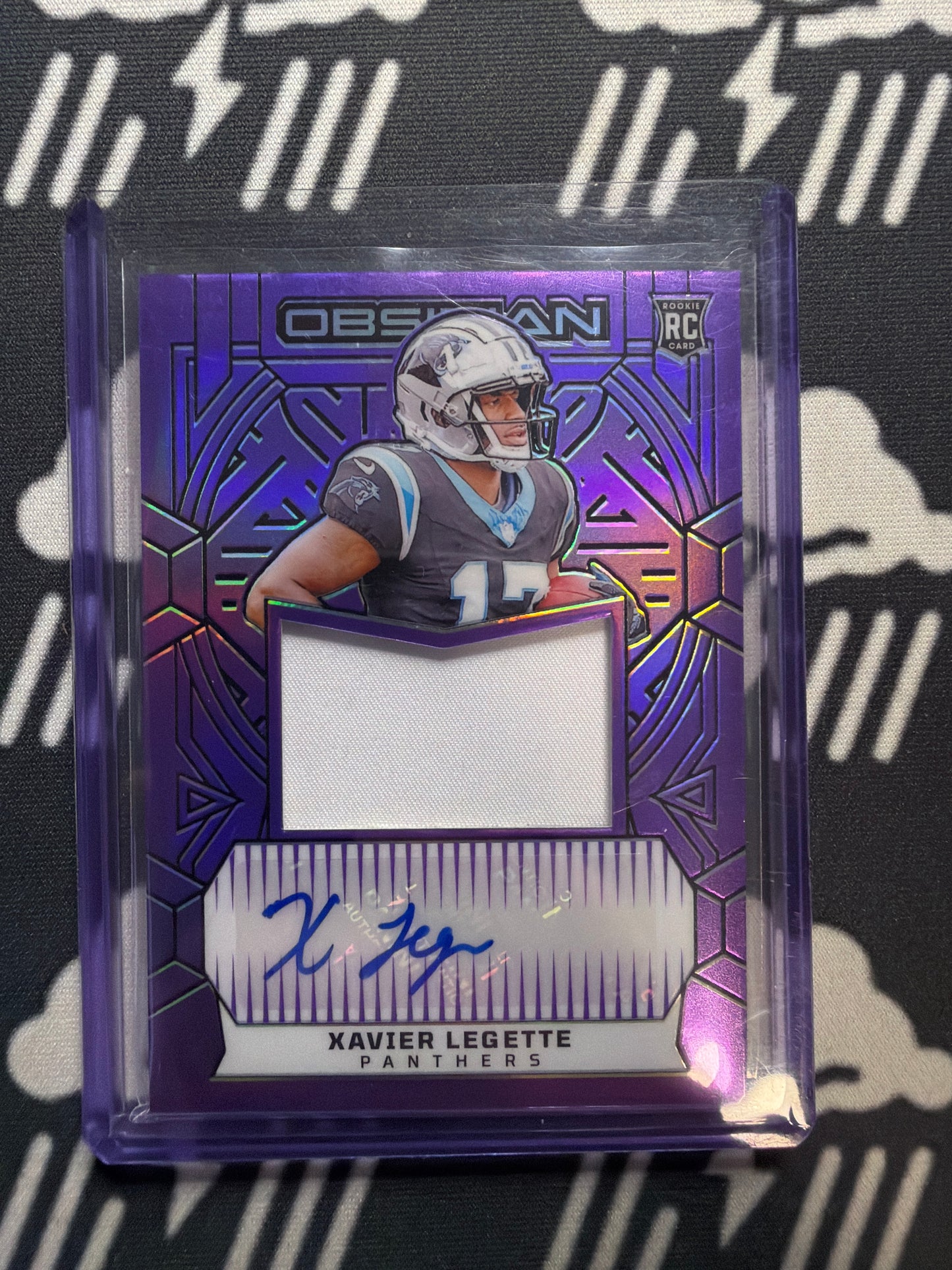 2024 Obsidian Xavier Legette RPA Complete Rainbow