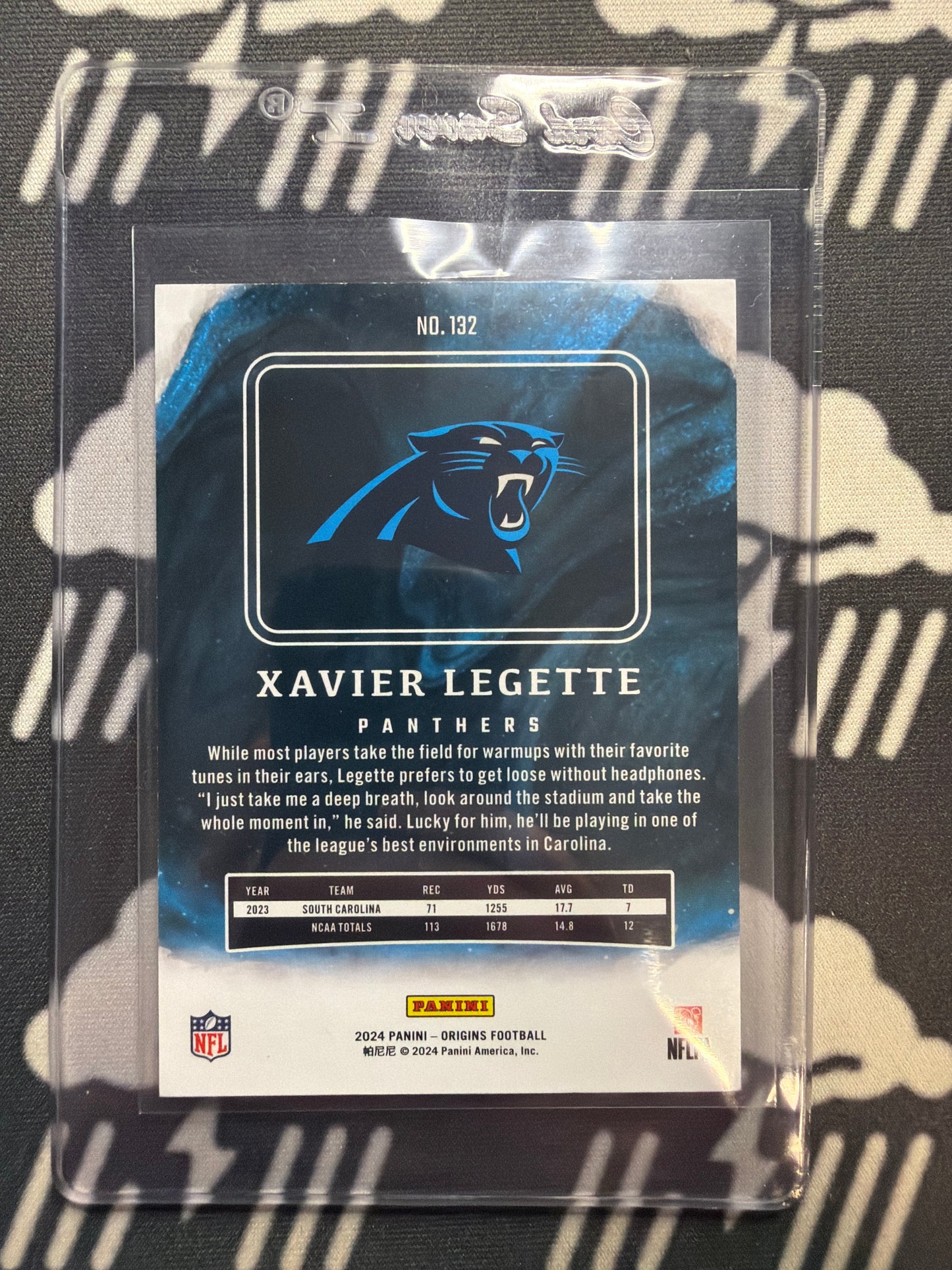 2024 Origins Xavier Legette /25 Rookie Card
