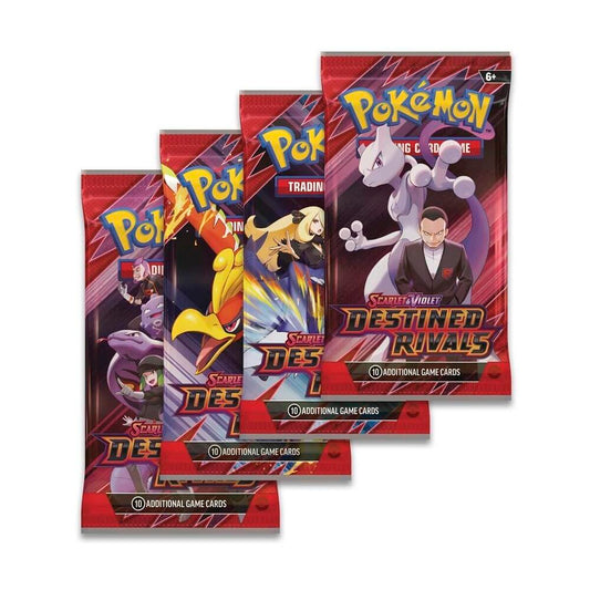 Destined Rivals Booster Pack Art Bundle [Set of 4] - SV10: Destined Rivals (DRI)