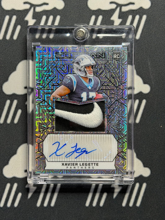2024 Obsidian Xavier Legette RPA Complete Rainbow