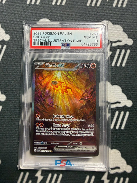 2023 Pokemon PAL EN Chi-Yu ex Special Illustration Rare PSA 10