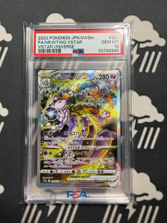 2022 Pokemon JPN SWSH FA/Mewtwo VSTAR VSTAR UNIVERSE PSA 10