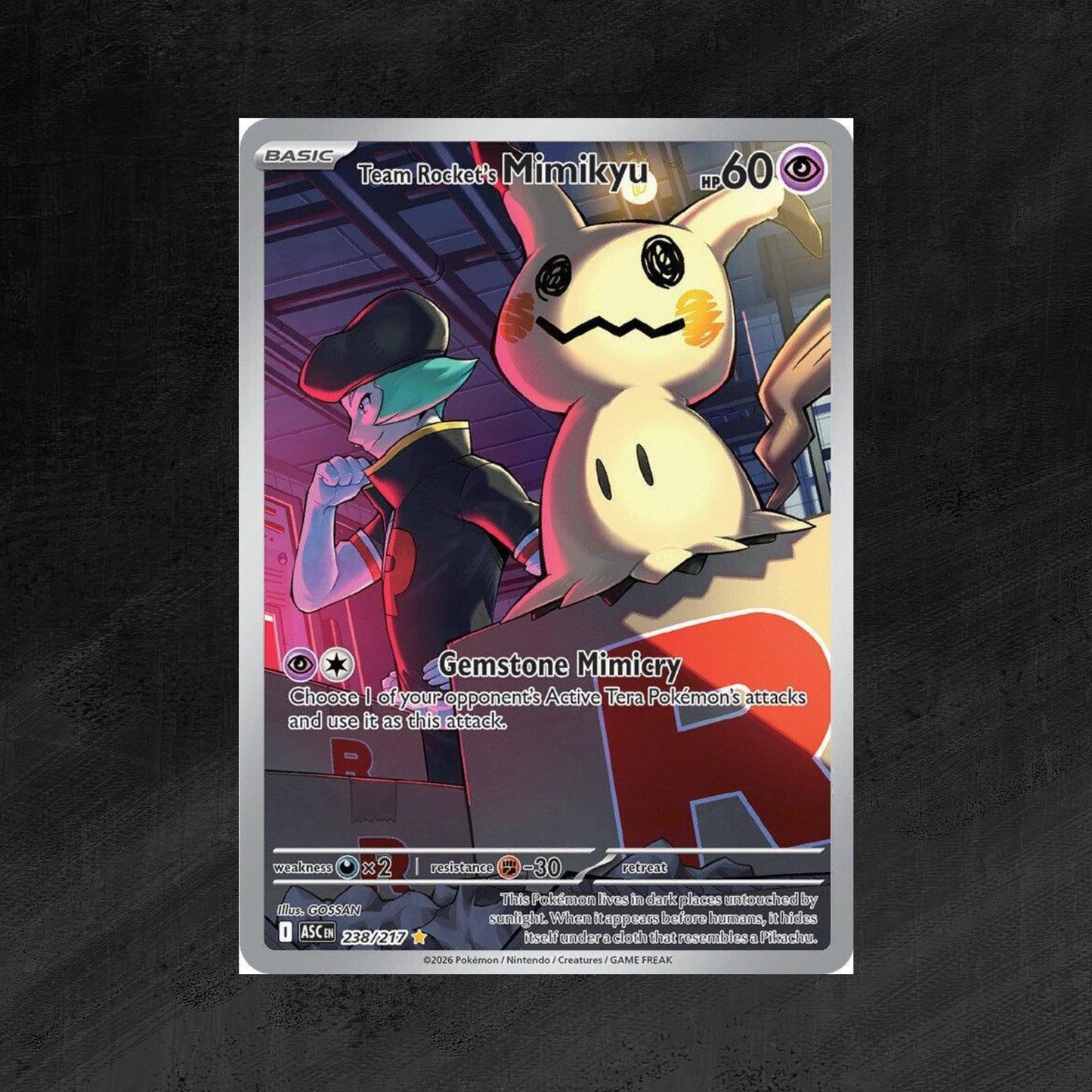 Team Rocket's Mimikyu - 238/217 - ME: Ascended Heroes (ASC)