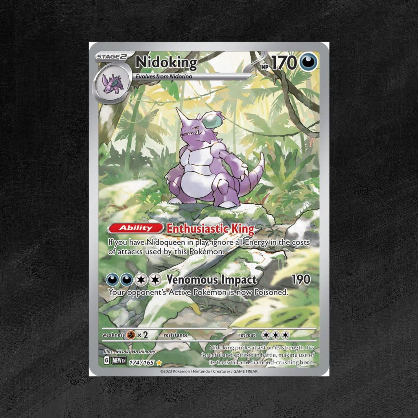 Nidoking - 174/165 - SV: Scarlet & Violet 151 (MEW)