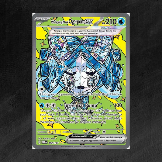 Wellspring Mask Ogerpon ex - 152/131 - SV: Prismatic Evolutions (PRE)