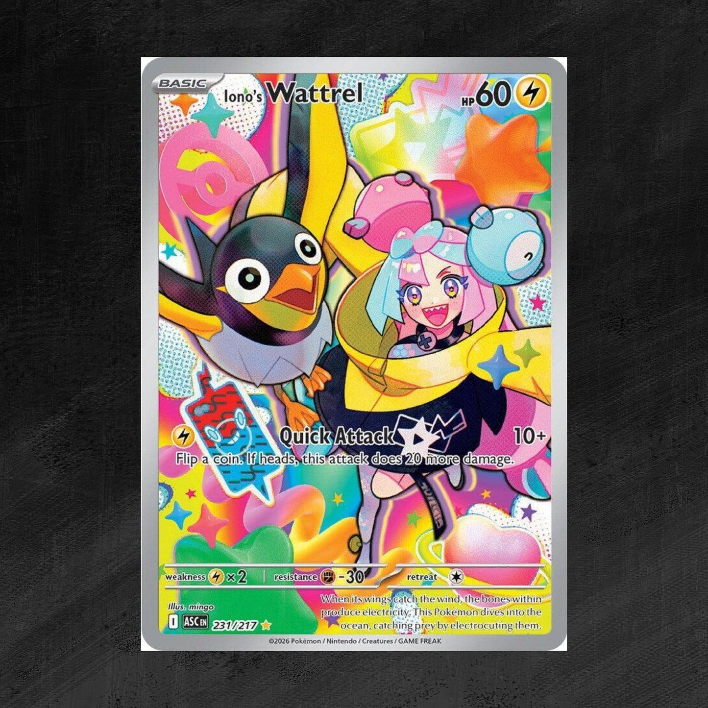 Iono's Wattrel - 231/217 - ME: Ascended Heroes (ASC)