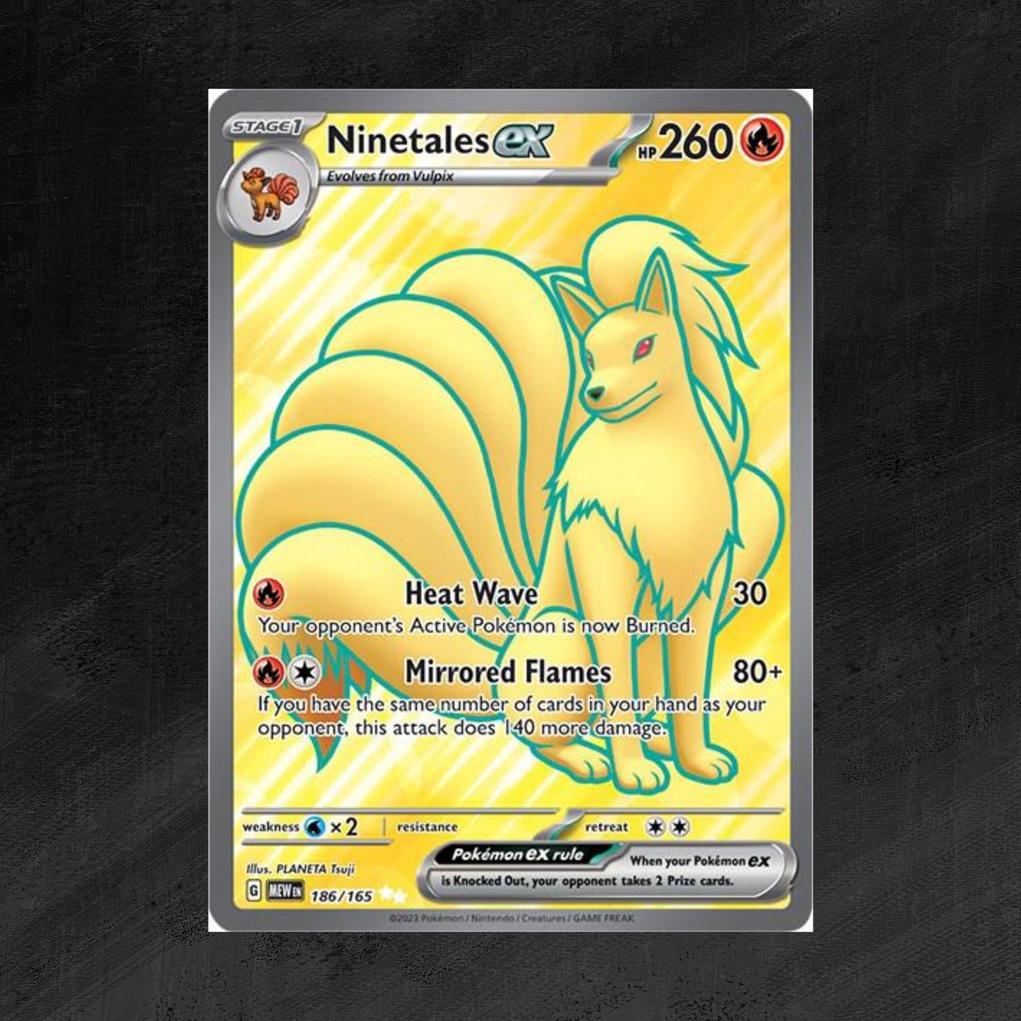 Ninetales ex - 186/165 - SV: Scarlet & Violet 151 (MEW)
