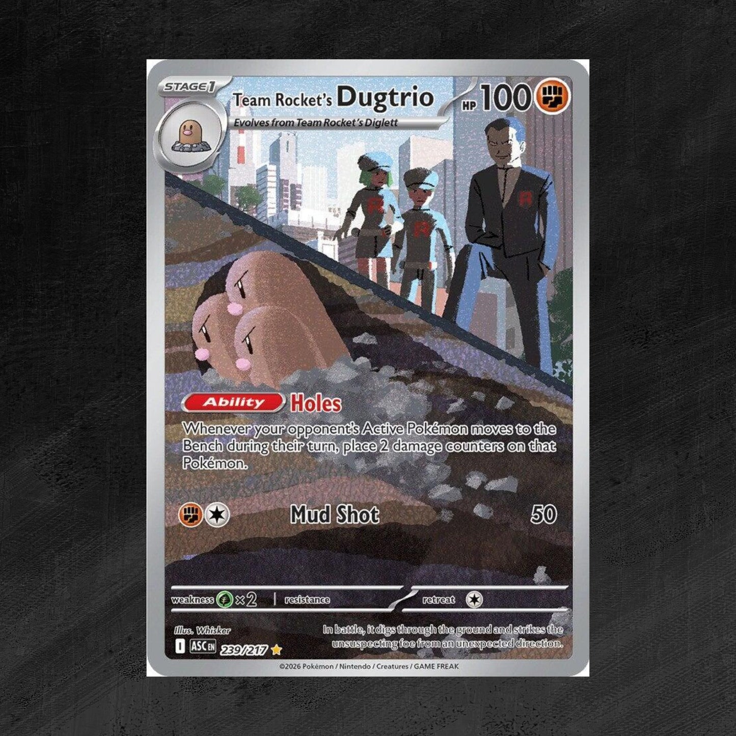 Team Rocket's Dugtrio - 239/217 - ME: Ascended Heroes (ASC)