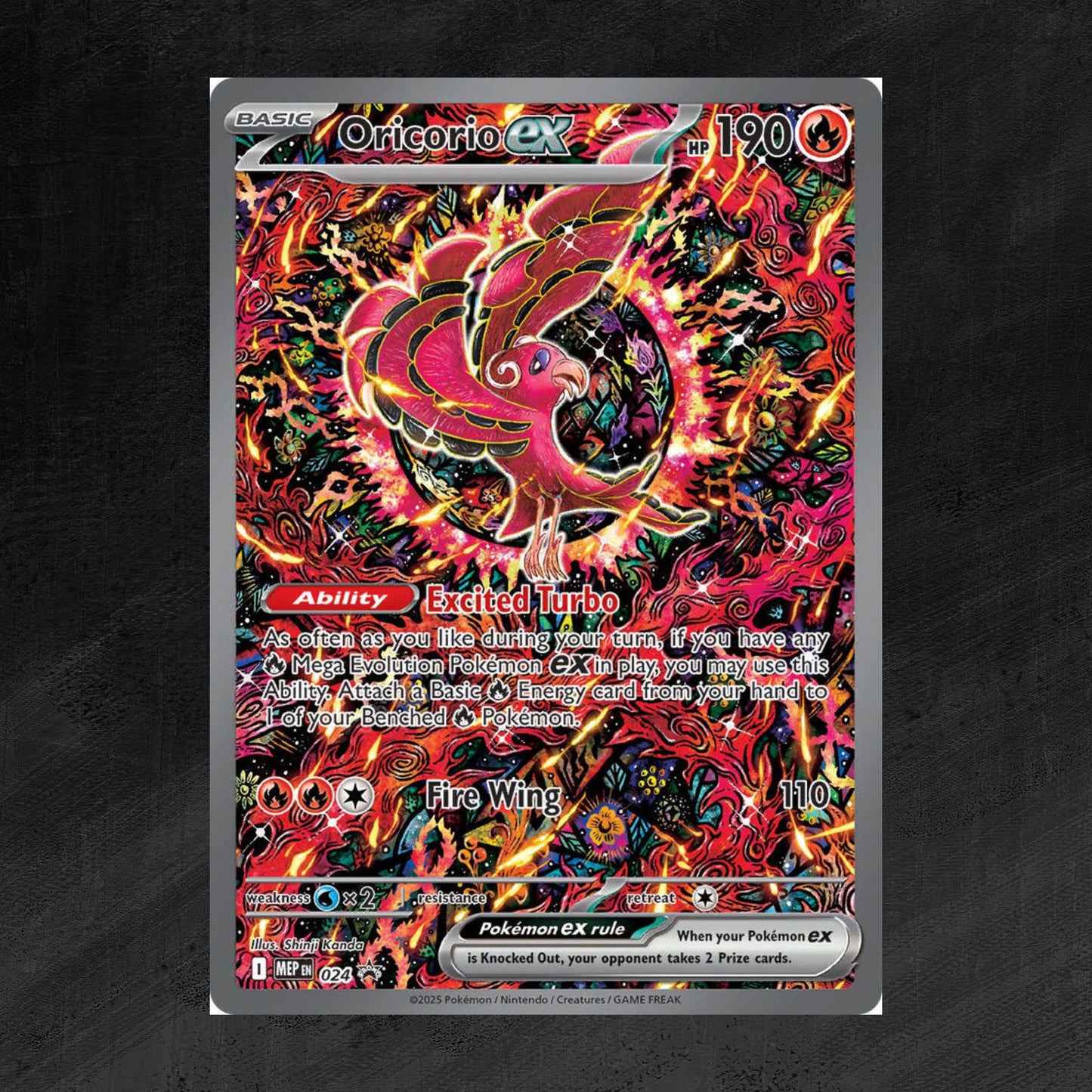 Oricorio ex - 024 - ME: Mega Evolution Promo (MEP)
