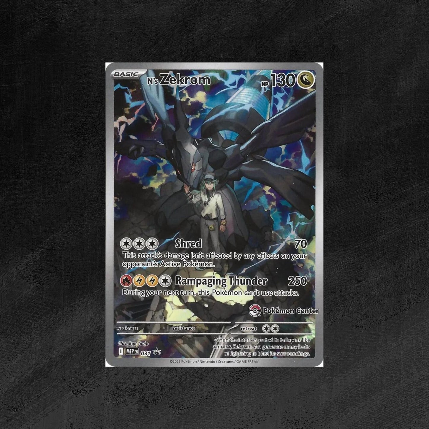N's Zekrom - 031 (Pokemon Center Exclusive) - ME: Mega Evolution Promo (MEP)