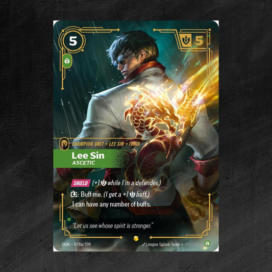 Lee Sin - Ascetic (Alternate Art) - Origins (OGN) 078a/298