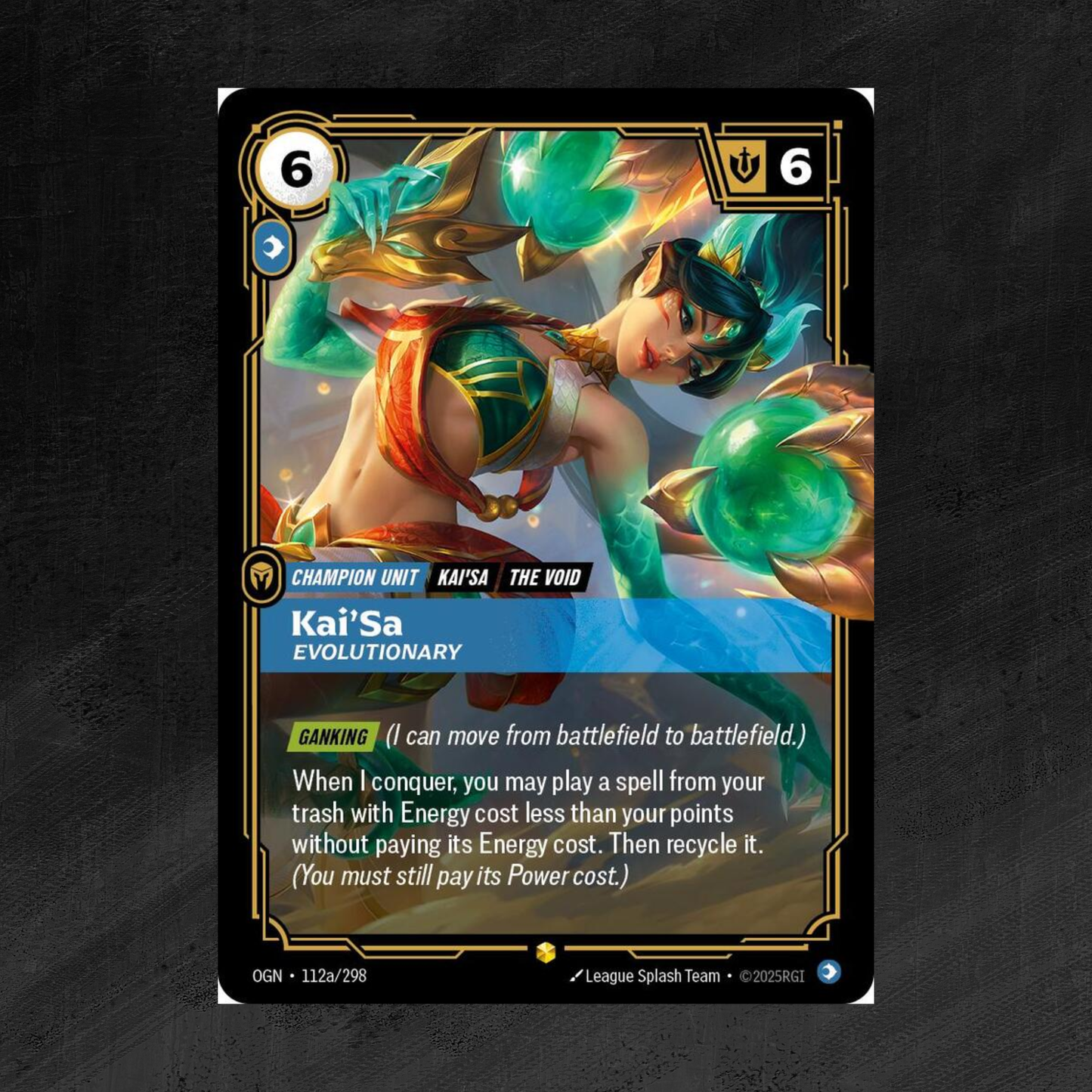 Kai'Sa - Evolutionary (Alternate Art) - Origins (OGN) 112a/298