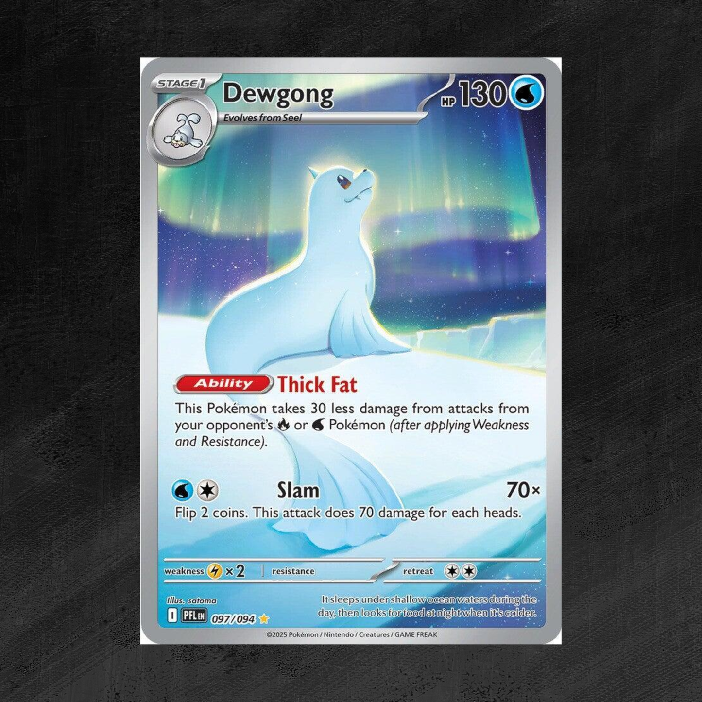 Dewgong - 097/094 - ME02: Phantasmal Flames (PFL)